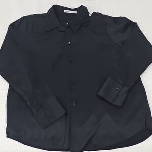 Abercrombie Satin Button Down